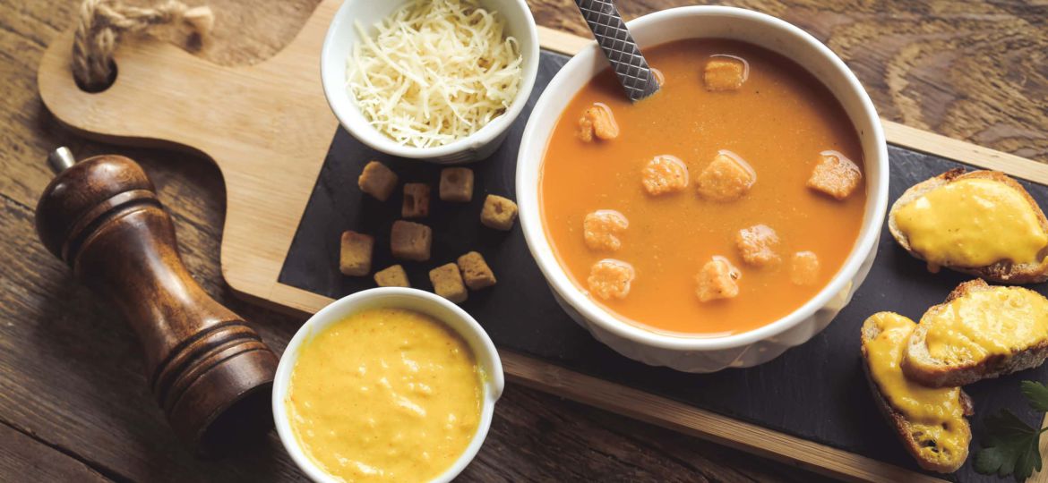 soupe de poisson accompagnée de rouille